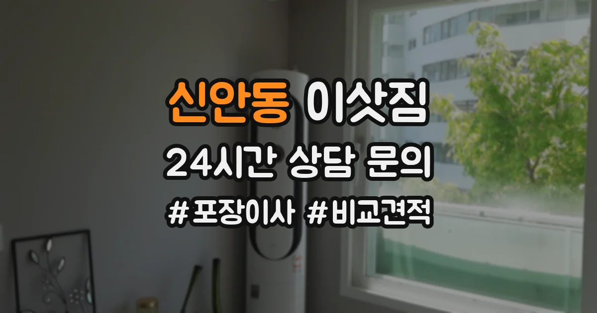 신안동 이삿짐