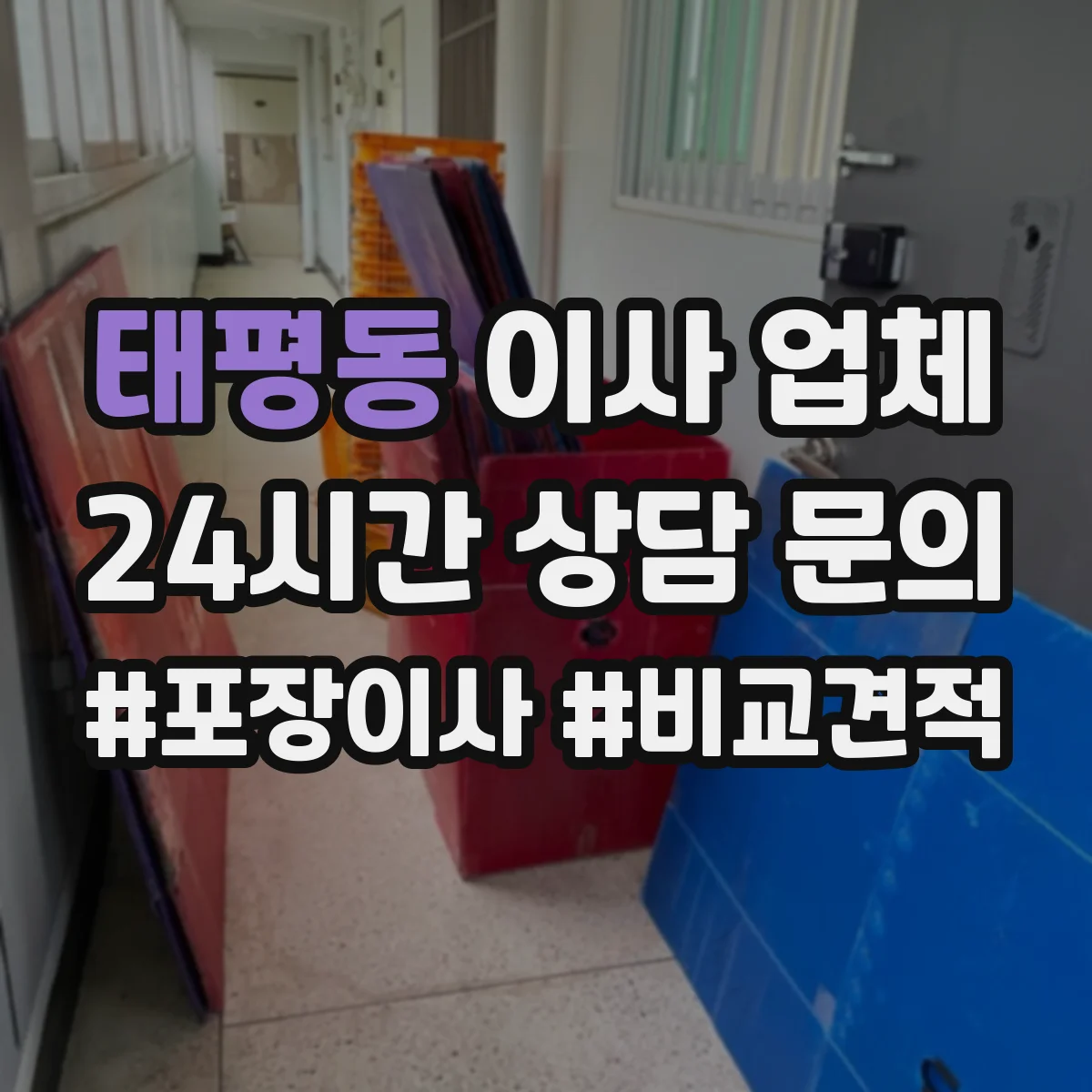 태평동 이사 업체