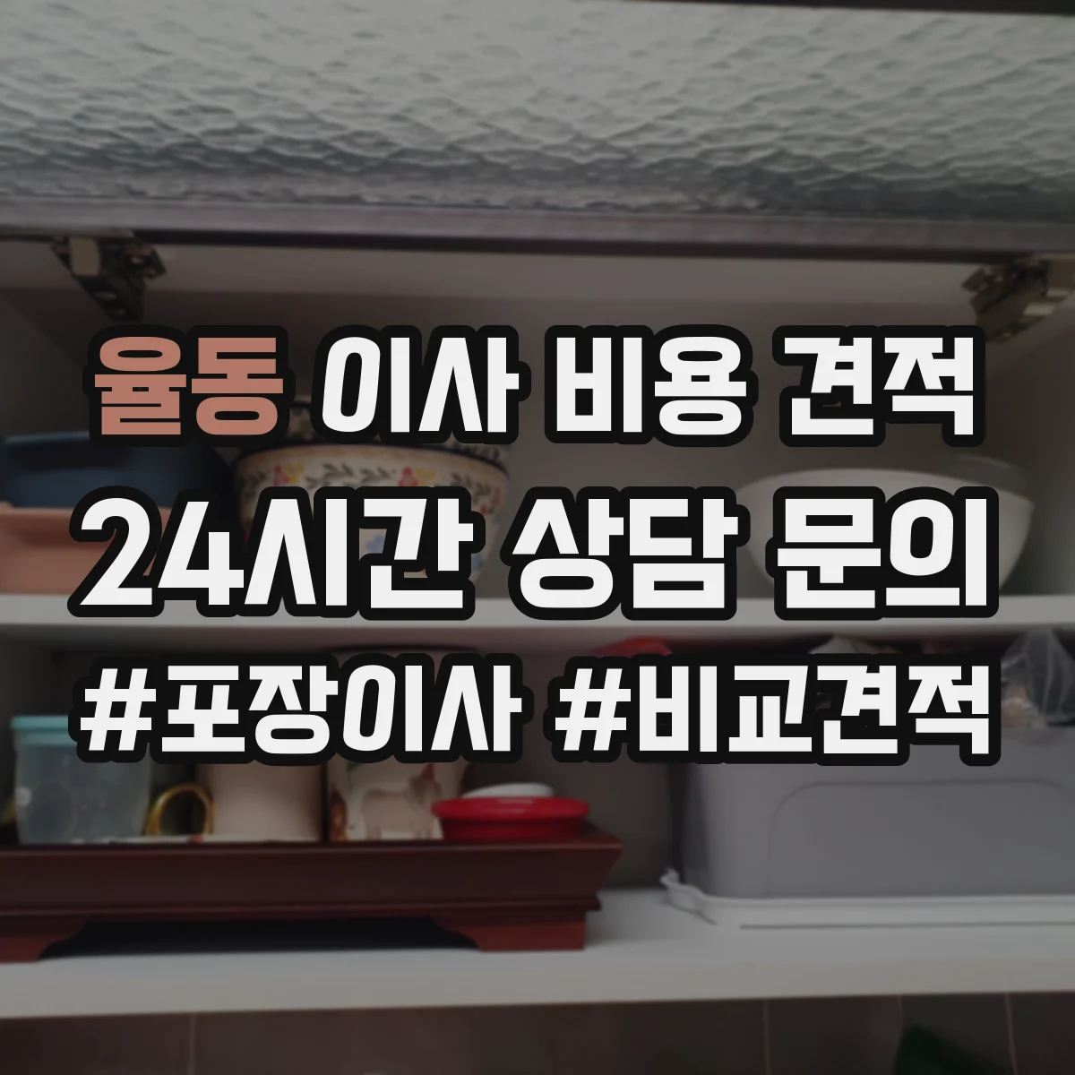 율동 이사 비용 견적