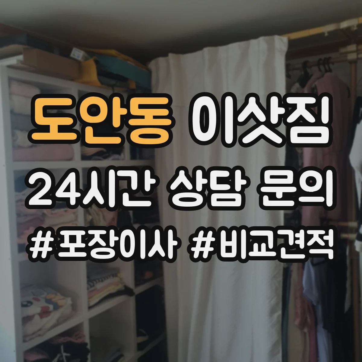 도안동 이삿짐
