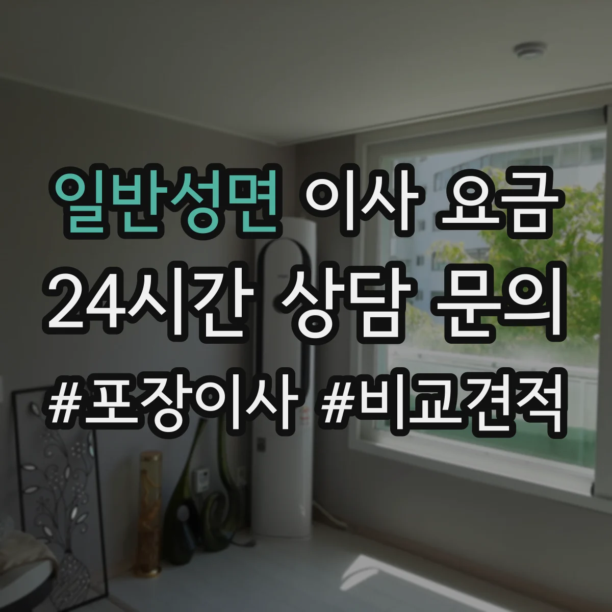 일반성면 이사 요금