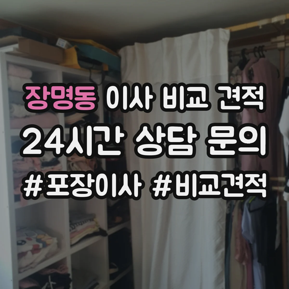 장명동 이사 비교 견적