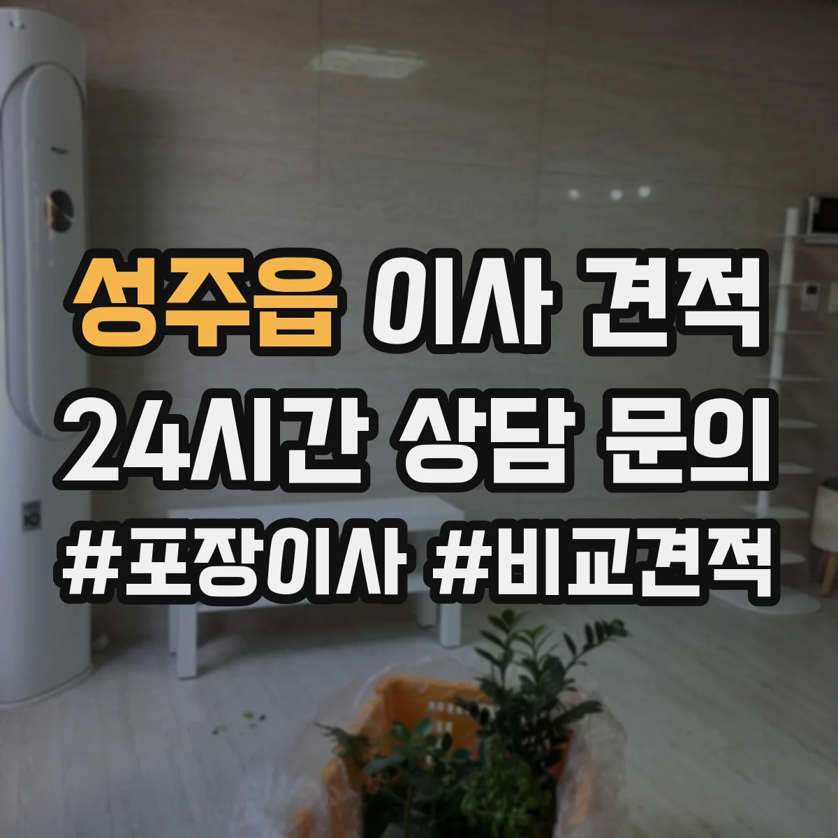 성주읍 이사 견적
