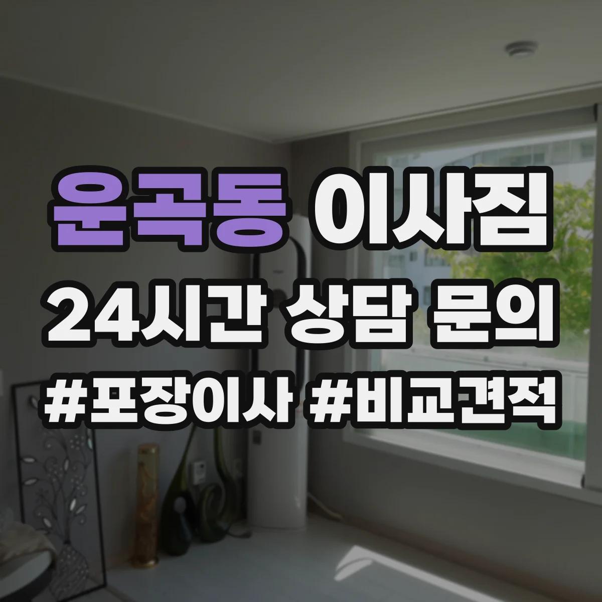 운곡동 이사짐