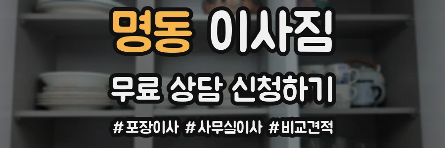명동 이사짐