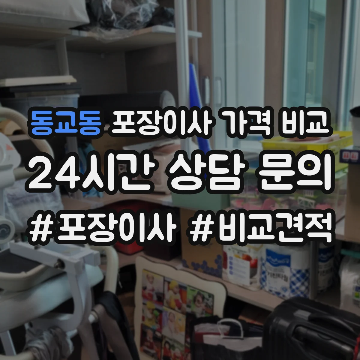 동교동 포장이사 가격 비교