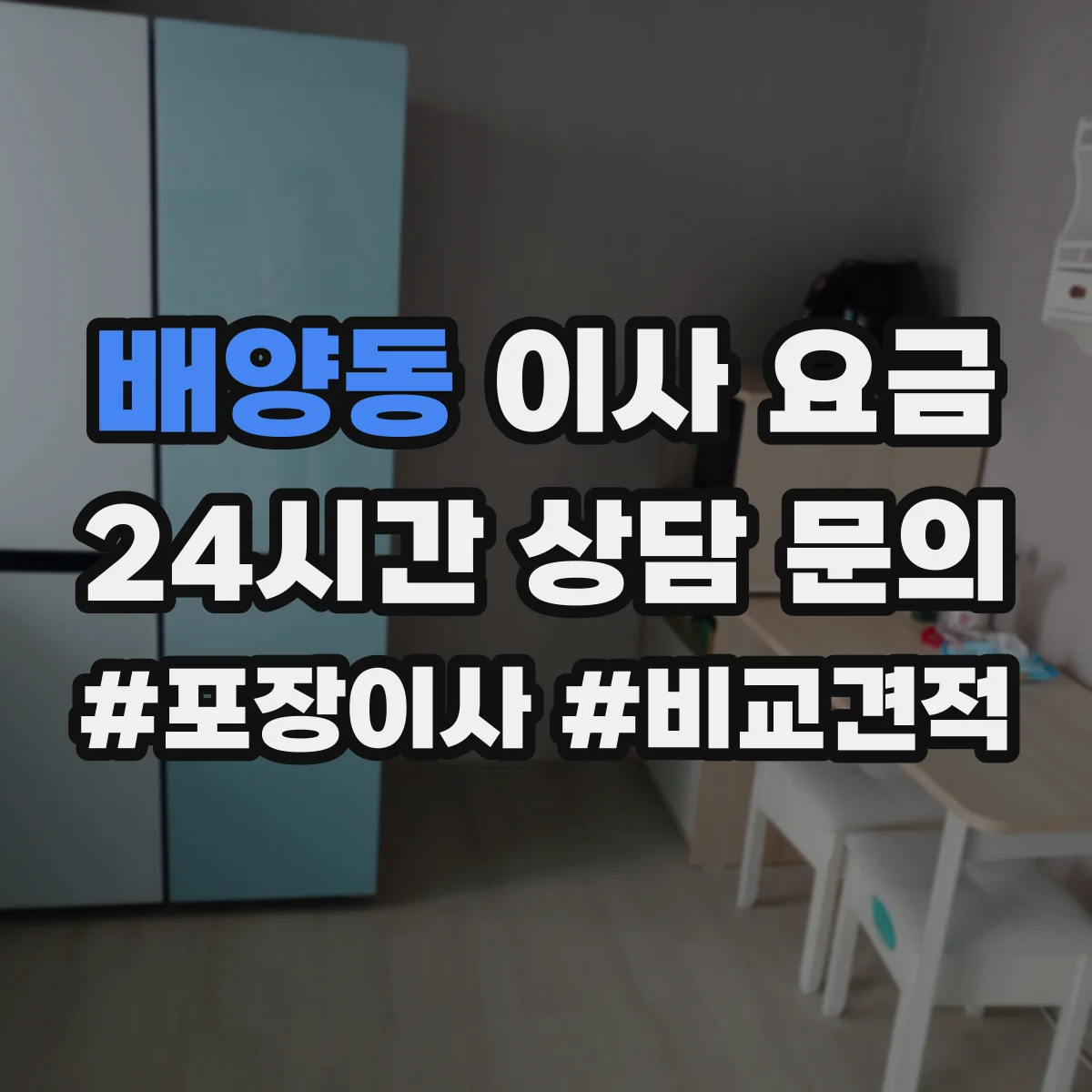 배양동 이사 요금