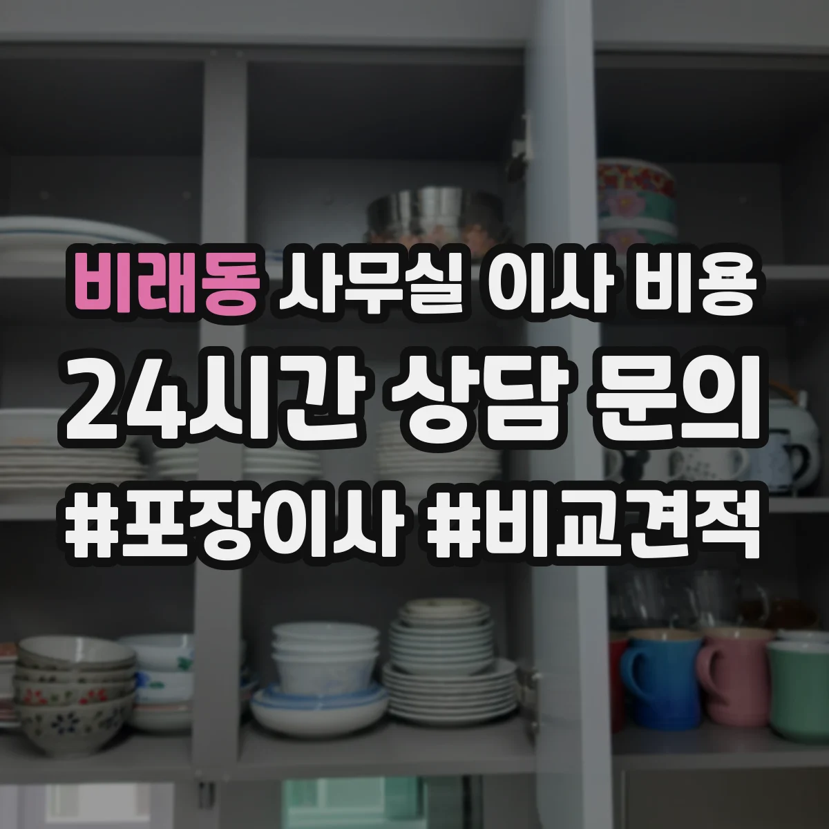 비래동 사무실 이사 비용