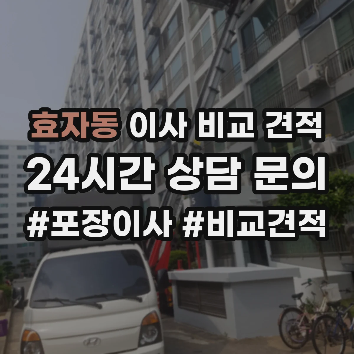 효자동 이사 비교 견적