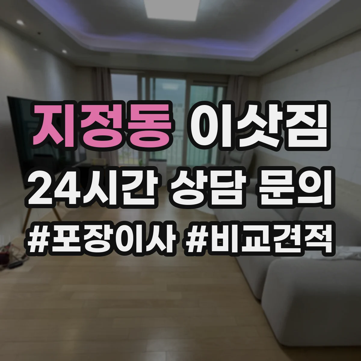 지정동 이삿짐