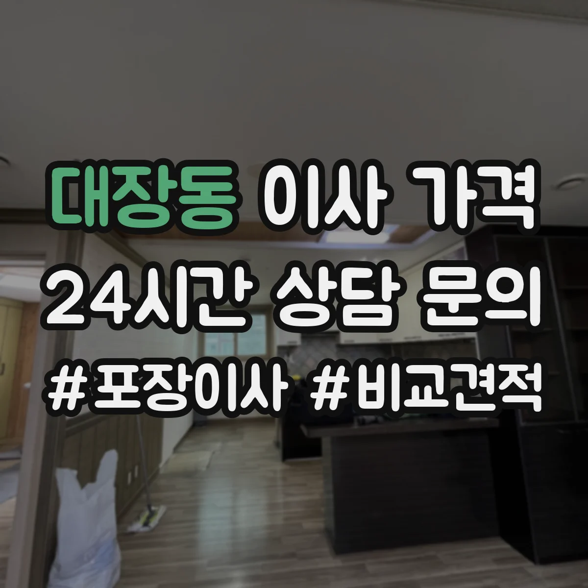 대장동 이사 가격