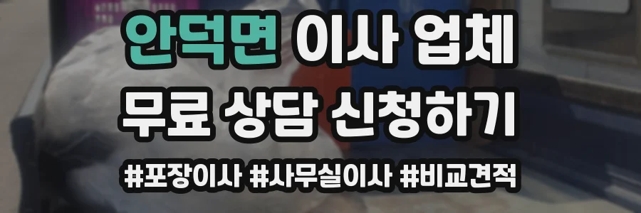 안덕면 이사 업체
