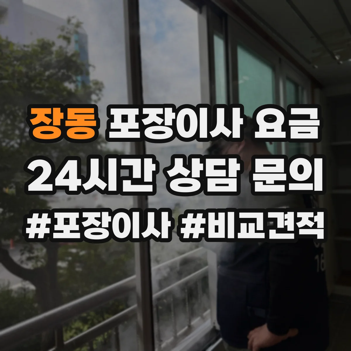 장동 포장이사 요금