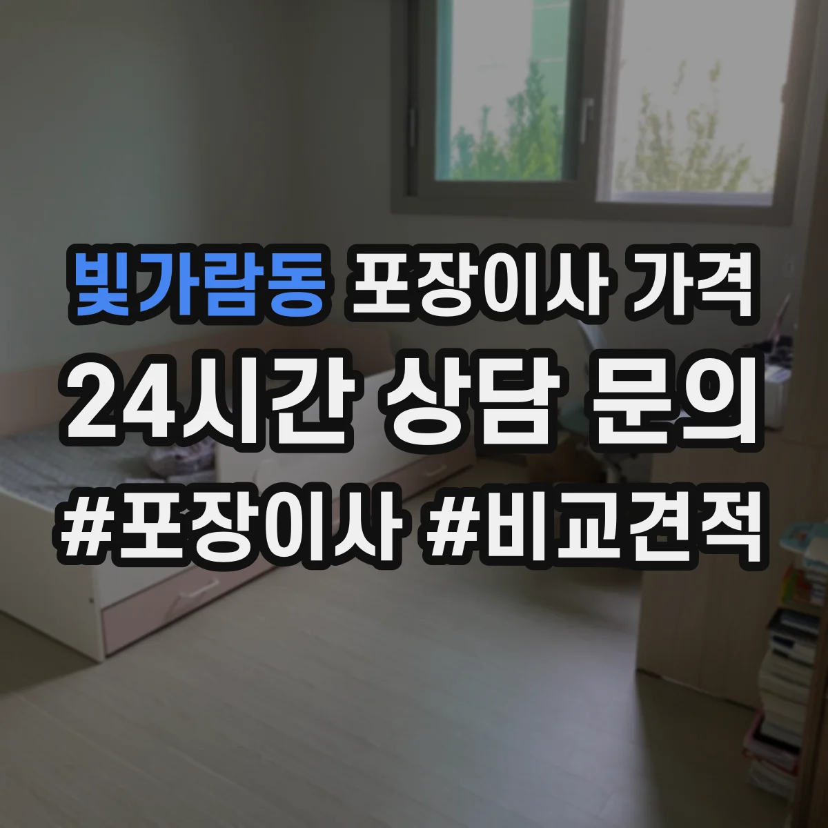 빛가람동 포장이사 가격