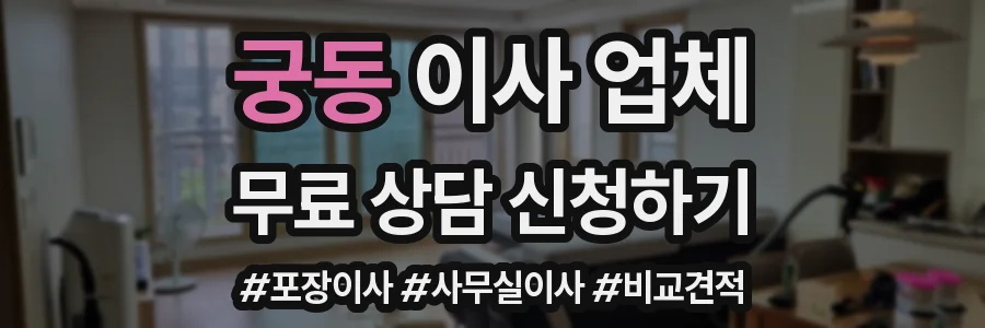 궁동 이사 업체
