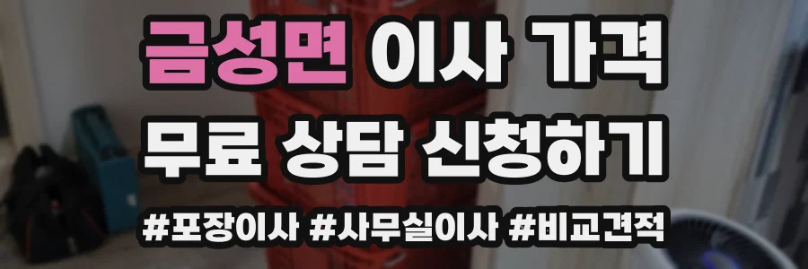 금성면 이사 가격