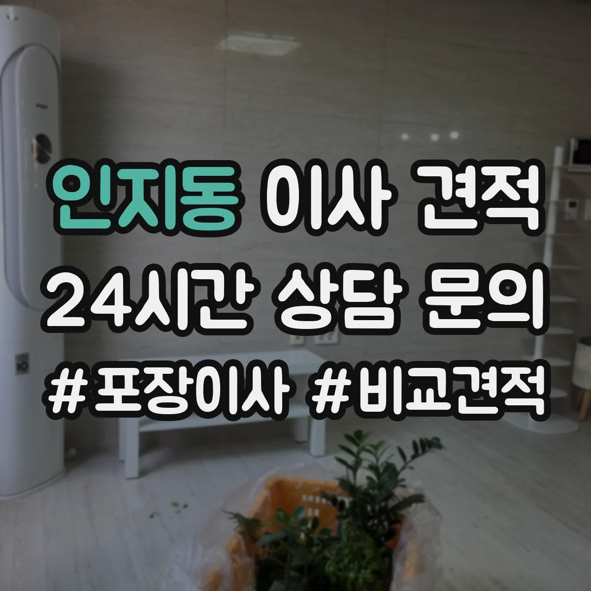 인지동 이사 견적