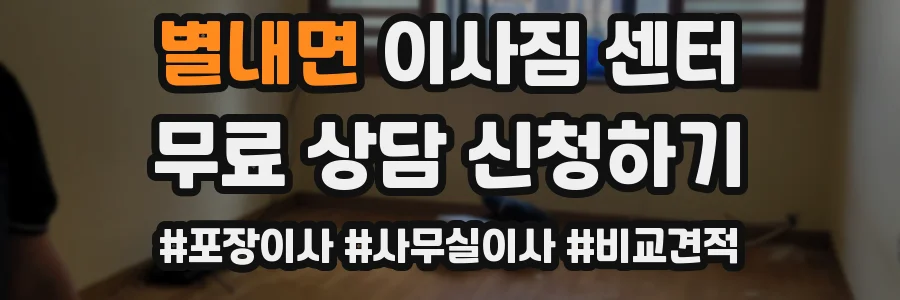별내면 이사짐 센터