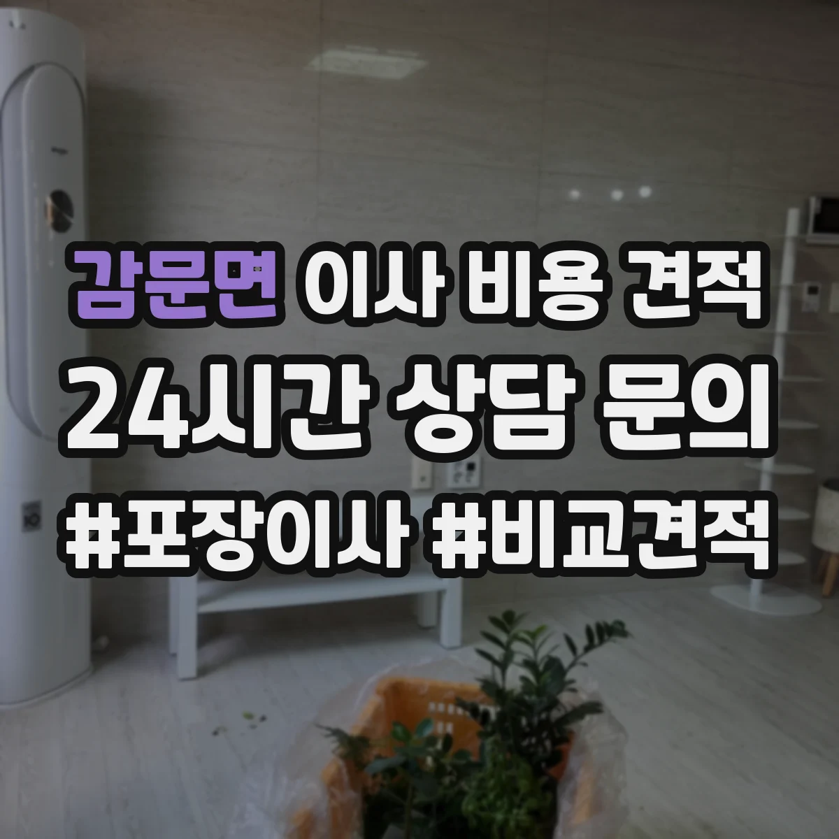 감문면 이사 비용 견적