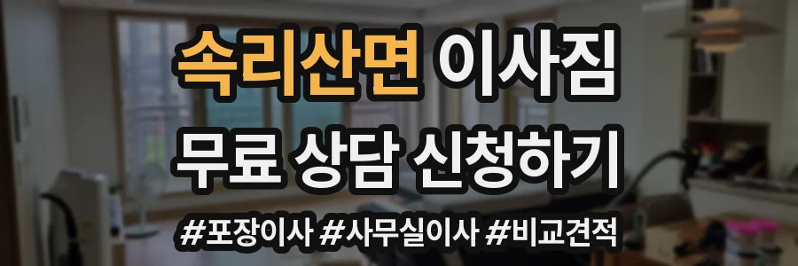 속리산면 이사짐
