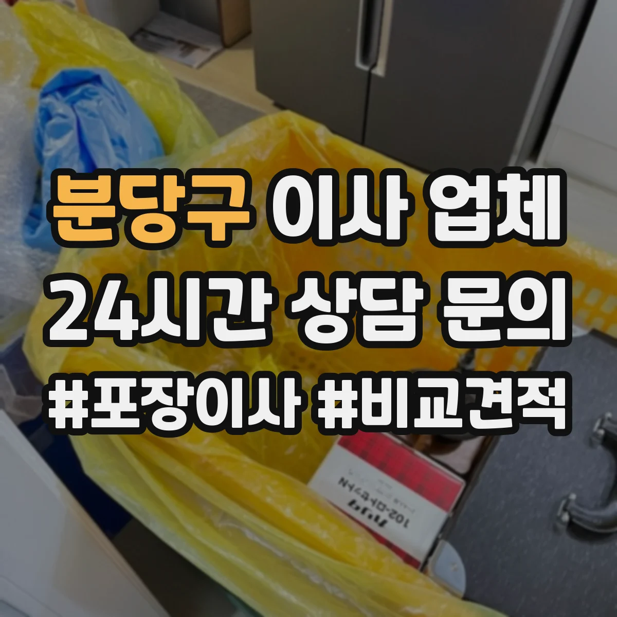 분당구 이사 업체