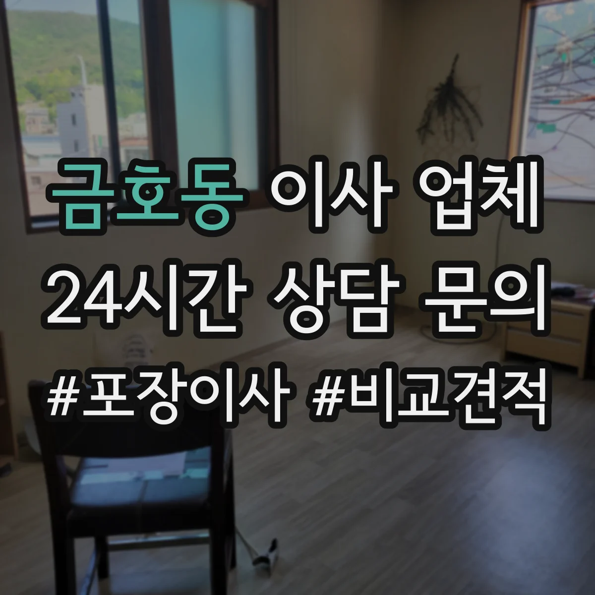 금호동 이사 업체