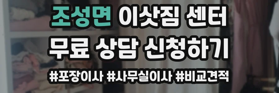 조성면 이삿짐 센터