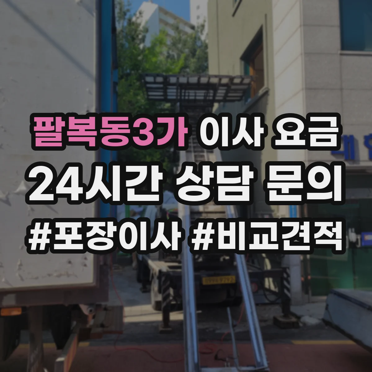 팔복동3가 이사 요금