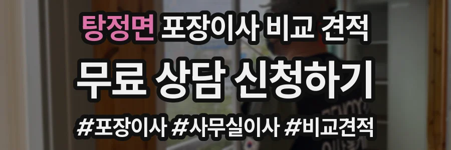 탕정면 포장이사 비교 견적