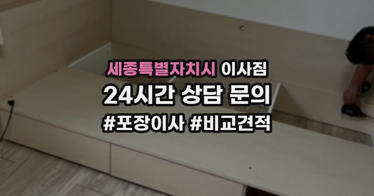 세종특별자치시 이사짐