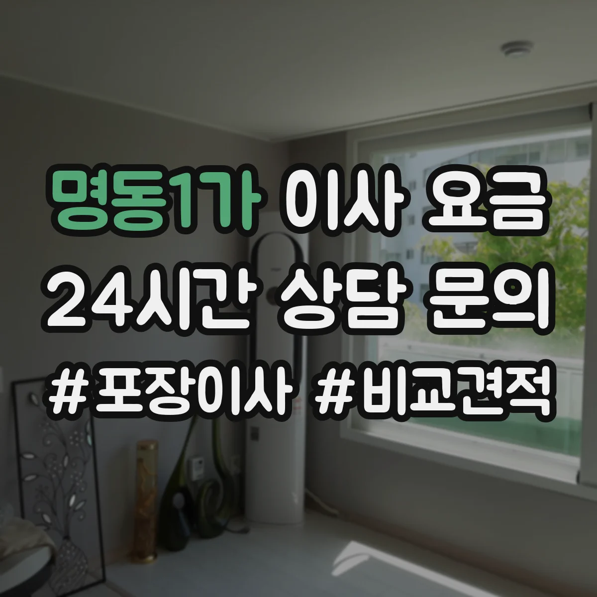 명동1가 이사 요금