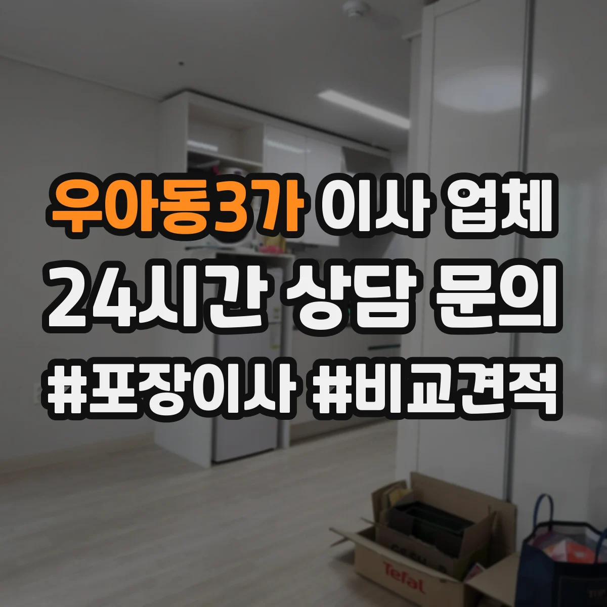 우아동3가 이사 업체