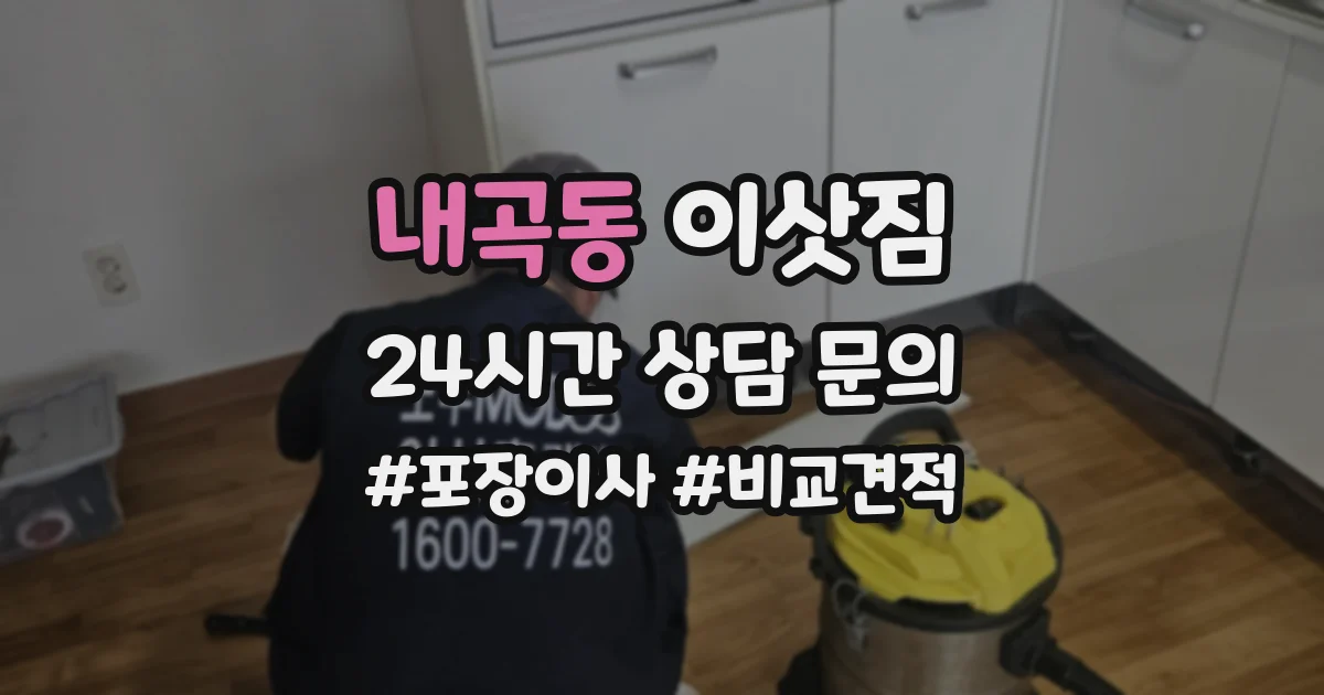 내곡동 이삿짐
