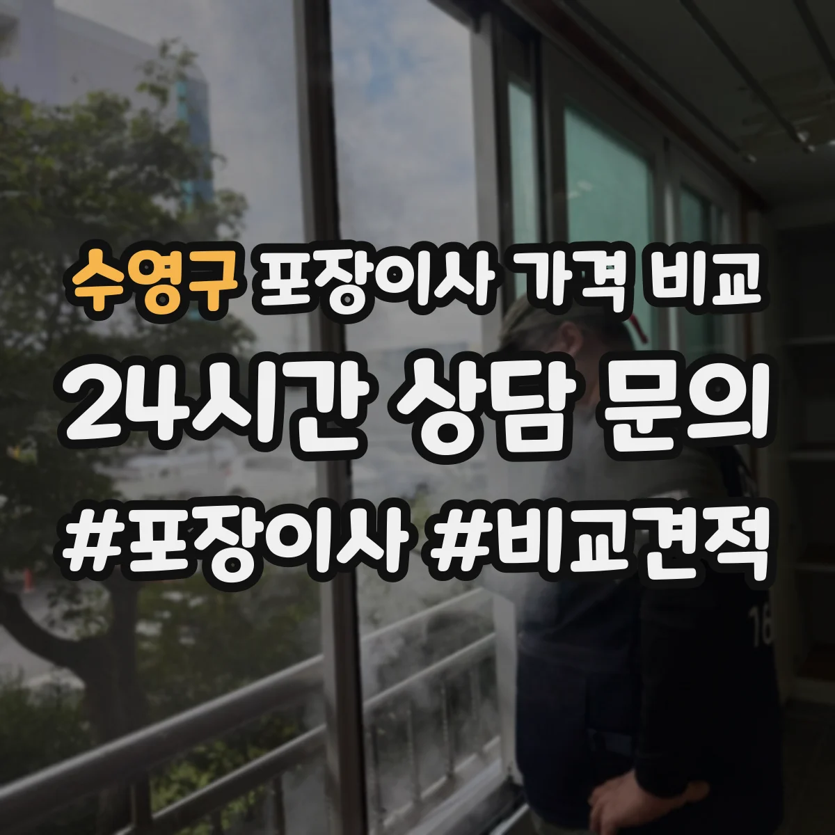 수영구 포장이사 가격 비교