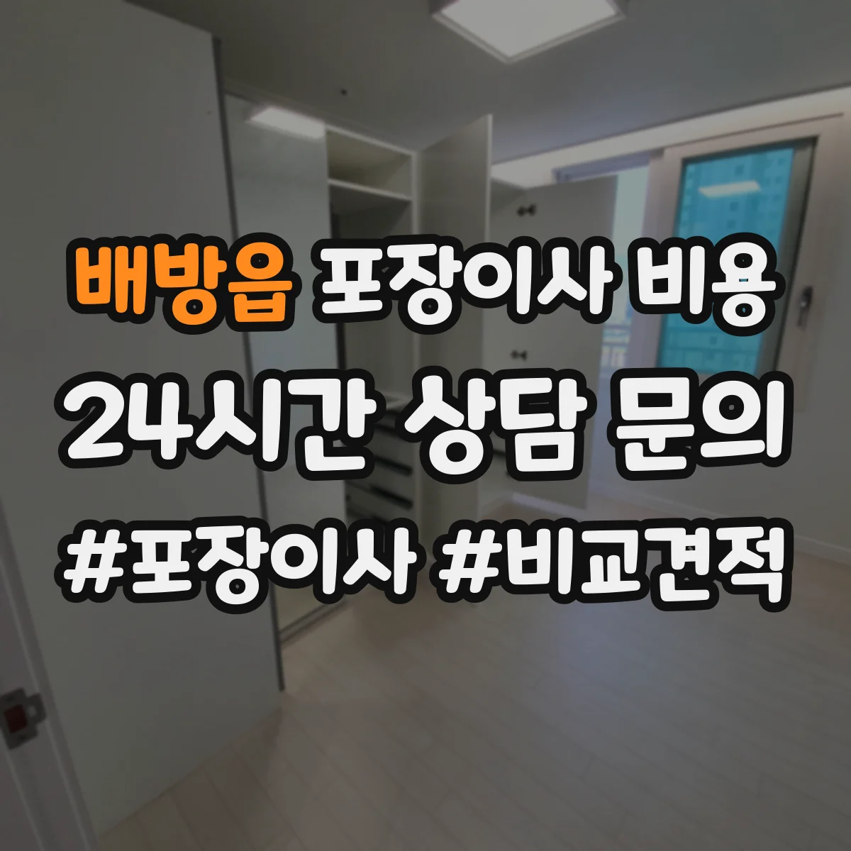 배방읍 포장이사 비용