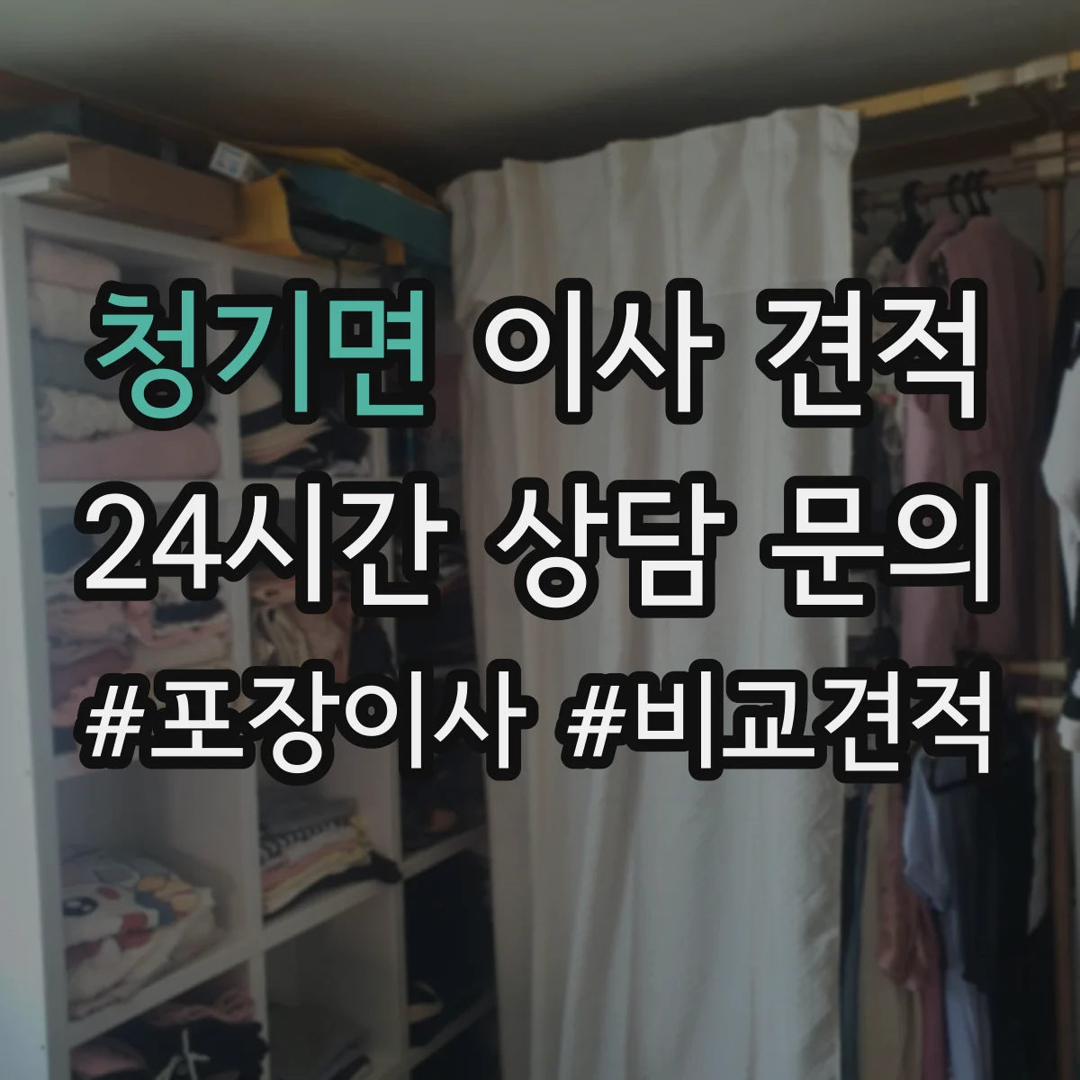 청기면 이사 견적