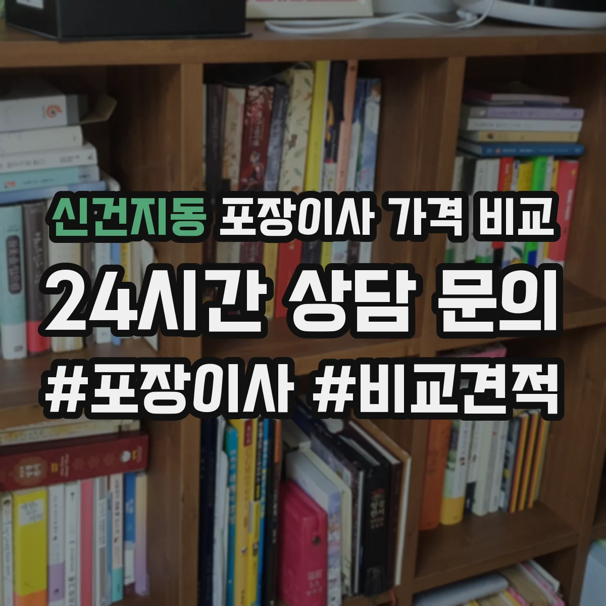 신건지동 포장이사 가격 비교