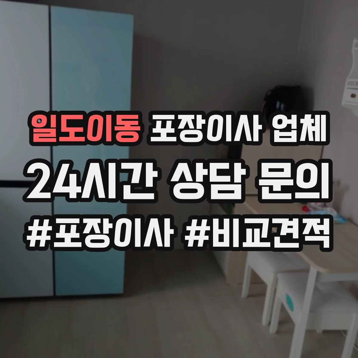 일도이동 포장이사 업체