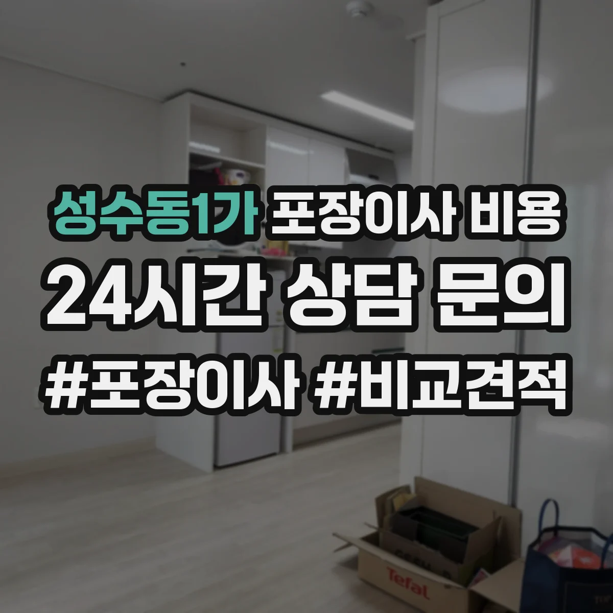 성수동1가 포장이사 비용