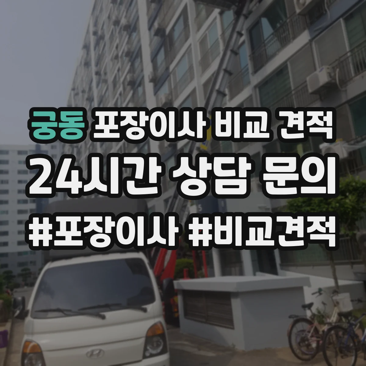 궁동 포장이사 비교 견적