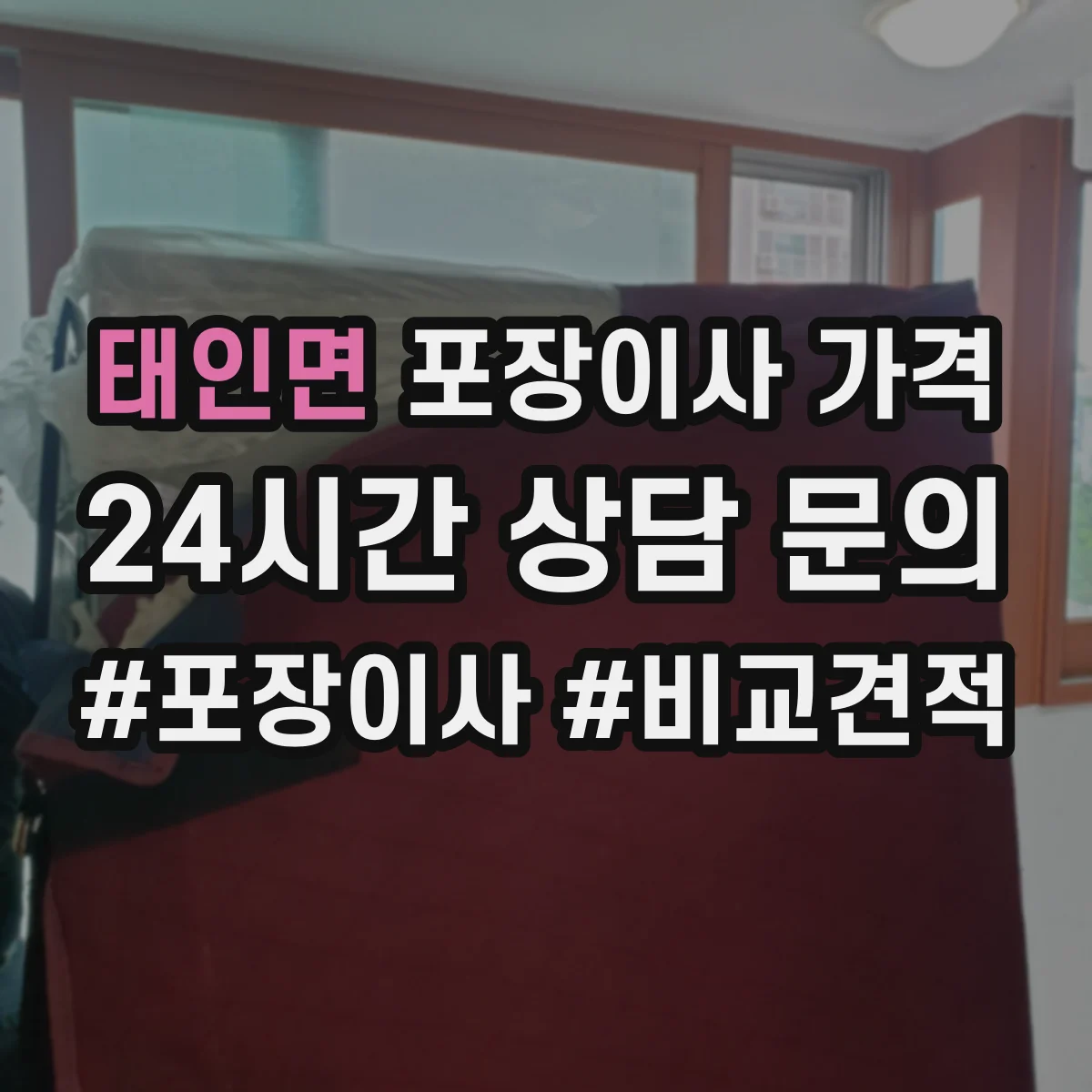 태인면 포장이사 가격