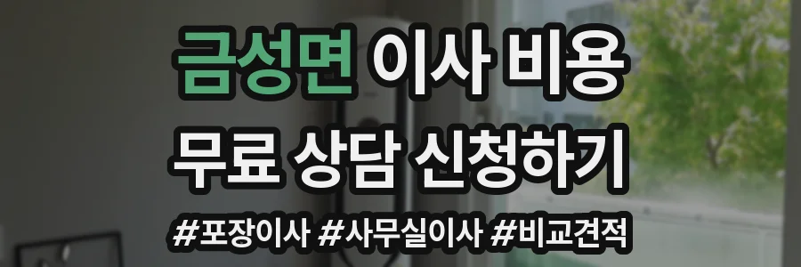 금성면 이사 비용