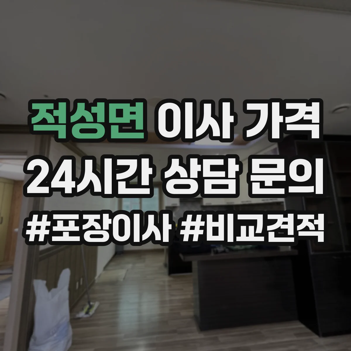 적성면 이사 가격