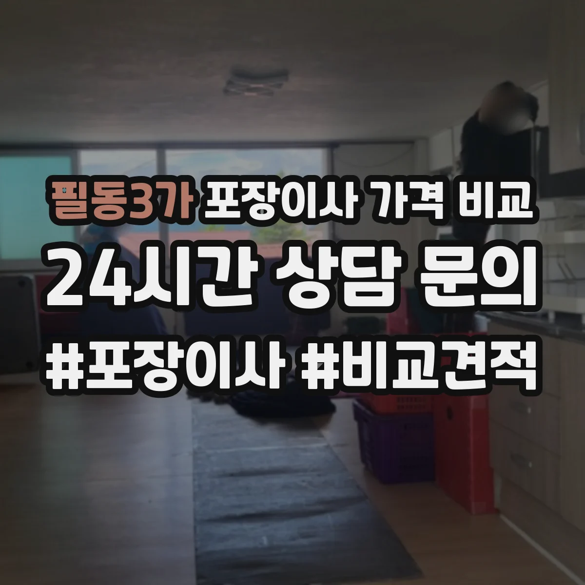 필동3가 포장이사 가격 비교