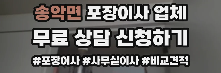 송악면 포장이사 업체