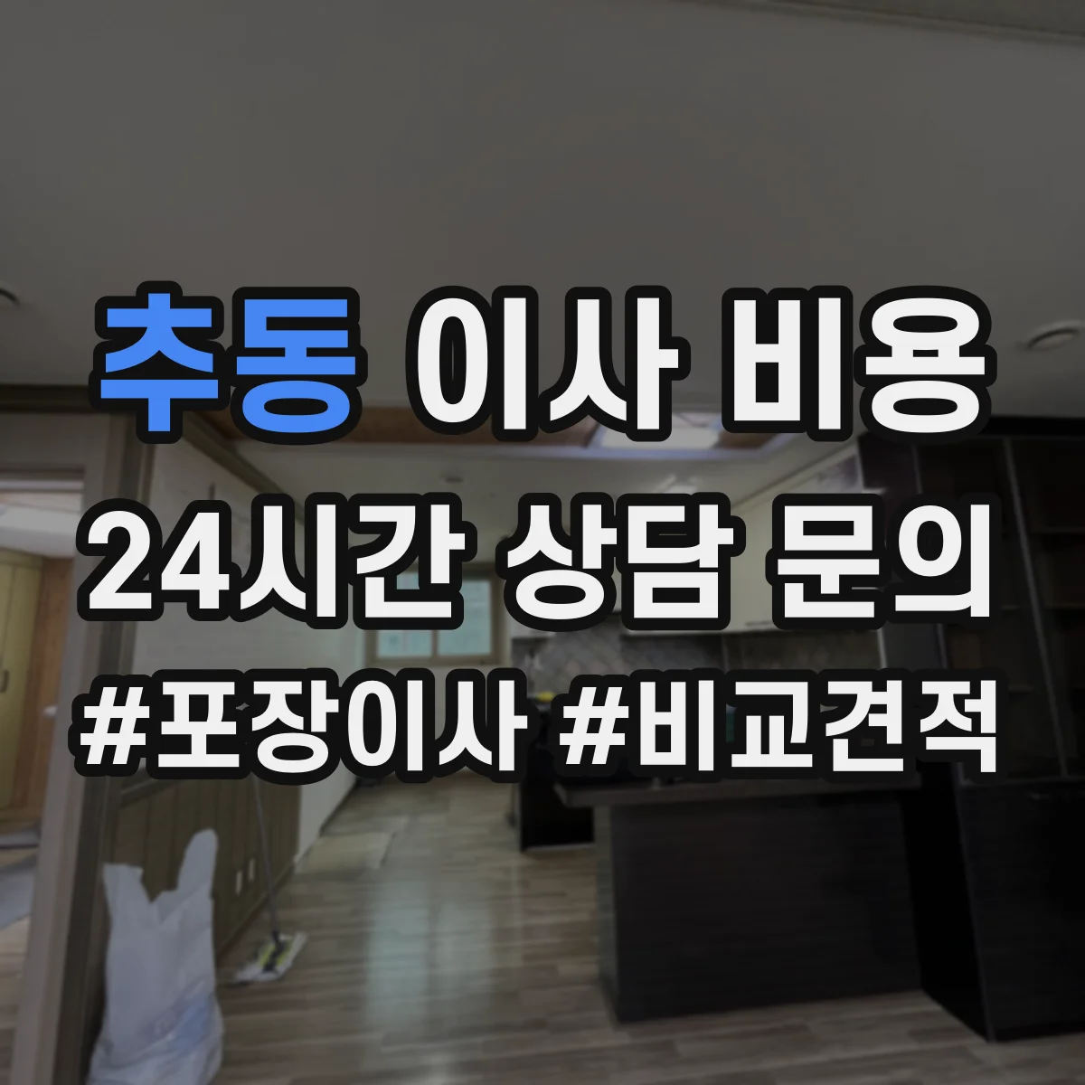추동 이사 비용