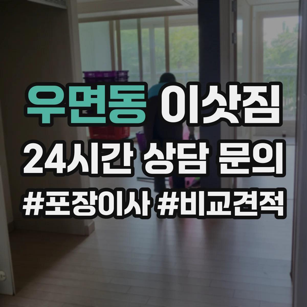 우면동 이삿짐