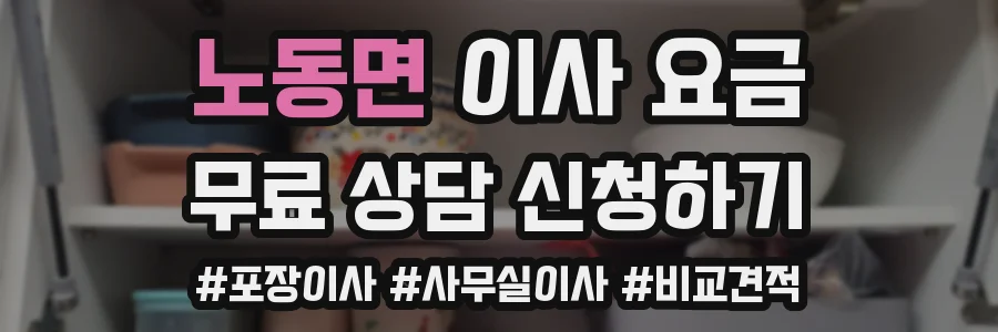 노동면 이사 요금