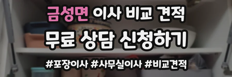 금성면 이사 비교 견적