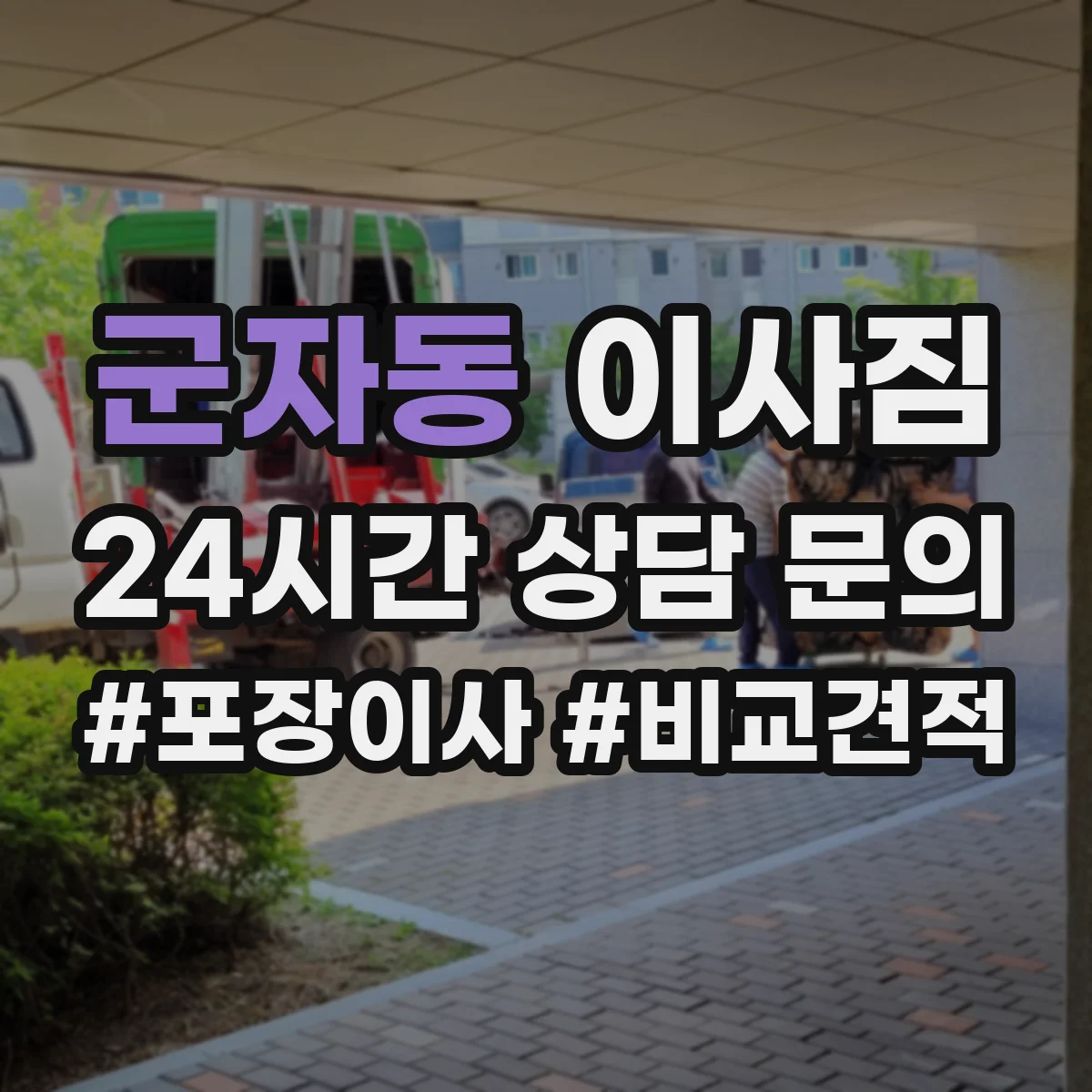 군자동 이사짐